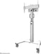 Neomounts FL50S-825WH1 verrijdbare TV vloerstandaard 37-75