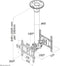 Neomounts FPMA-C200D TV plafondbeugel - t/m 40
