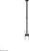 Neomounts FPMA-C340DBLACK full motion dubbele TV/monitor plafondbeugel - 32-75
