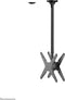 Neomounts FPMA-C340DBLACK full motion dubbele TV/monitor plafondbeugel - 32-75