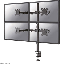 Neomounts FPMA-D550D4BLACK full motion monitorarm 4 schermen - 13-32" - zwart
