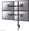 Neomounts FPMA-D550D4BLACK full motion monitorarm 4 schermen - 13-32