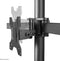 Neomounts FPMA-D550DD3BLACK full motion monitorstandaard 3 schermen - 10-27