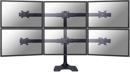 Neomounts FPMA-D700DD6 full motion monitorstandaard 6 schermen - 10-27" - standaard/doorvoer - zwart