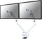 Neomounts FPMA-D750DWHITE2 is een monitorarm met gasveer voor flat screens t/m 32