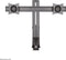 Neomounts FPMA-D860DBLACK full motion monitorarm 2 schermen - 10-27