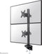 Neomounts FPMA-D960DVBLACKPLUS full motion monitorarm 2 schermen - 17-49