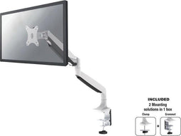 Neomounts NM-D750WHITE full motion monitorarm 1 scherm - 10-32" - gasveer - 1-9 kg - wit