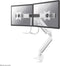 Neomounts NM-D775DXWHITE full motion monitorarm 2 schermen - 10-32