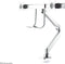 Neomounts NM-D775DXWHITE full motion monitorarm 2 schermen - 10-32