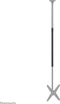 Neomounts NS-EP100BLACK verlengpaal - 107,5 cm - geschikt voor NM-C440, NM-C440D en FPMA-C340 - zwart