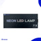 Neon Lamp - Bliksem Paars - Incl. 3 Batterijen - Neon Verlichting - Neon Led Lamp - Neon Wandlamp