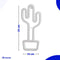 Neon Lamp - Cactus - USB of Batterijen - Neon Verlichting - Neon Led Lamp - Neon Wandlamp