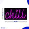 Neon Lamp - Chill Roze - Incl. Ophanghaakjes - Neon Sign - Neon Verlichting - Neon Led Lamp - Wandlamp
