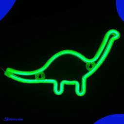 Neon Lamp - Dino - Incl. 3 Batterijen - Neon Verlichting - Neon Led Lamp - Neon Wandlamp