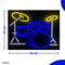 Neon Lamp - Drumstel - Muziek - Dimbaar - Incl. Ophanghaakjes - Neon Sign - Neon Verlichting - Neon Led Lamp - Wandlamp