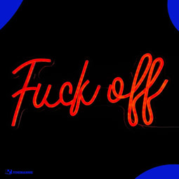 Neon Lamp - Fuck Off - Incl. Ophanghaakjes - Neon Sign - Neon Verlichting - Neon Led Lamp - Wandlamp
