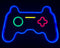Neon Lamp - Game Controller Blauw Playstation - Dimbaar - Incl. Ophanghaakjes - Neon Sign - Neon Verlichting - Neon Led Lamp - Wandlamp - Mancave