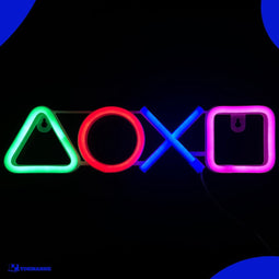 Neon Lamp - Game Controller Buttons - USB of Batterijen - Neon Verlichting - Neon Led Lamp - Neon Wandlamp - Mancave