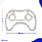 Neon Lamp - Game Controller - Incl. 3 Batterijen - Neon Verlichting - Neon Led Lamp - Neon Wandlamp - Mancave