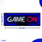 Neon Lamp - Game On - Dimbaar - Incl. Ophanghaakjes - Neon Sign - Neon Verlichting - Neon Led Lamp - Wandlamp