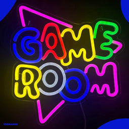 Neon Lamp - Game Room - Dimbaar - Incl. Ophanghaakjes - Neon Sign - Neon Verlichting - Neon Led Lamp - Wandlamp - Mancave