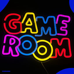 Neon Lamp - Game Room - Dimbaar - Incl. Ophanghaakjes - Neon Sign - Neon Verlichting - Neon Led Lamp - Wandlamp