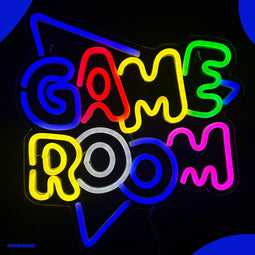 Neon Lamp - Game Room - Dimbaar - Incl. Ophanghaakjes - Neon Sign - Neon Verlichting - Neon Led Lamp - Wandlamp - mancave
