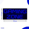 Neon Lamp - Gaming Zone - Dimbaar - Incl. Ophanghaakjes - Neon Sign - Neon Verlichting - Neon Led Lamp - Wandlamp