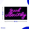 Neon Lamp - Good Vibes Only Roze - Incl. Ophanghaakjes - Neon Sign - Neon Verlichting - Neon Led Lamp - Wandlamp