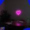 Neon Lamp - Hart Roze - Incl. Ophanghaakjes - Neon Sign - Neon Verlichting - Neon Led Lamp - Wandlamp