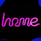 Neon Lamp - Home Roze - Incl. 3 Batterijen - Neon Verlichting - Neon Led Lamp - Neon Wandlamp