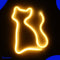 Neon Lamp - Kat Warm Wit - Incl. 3 Batterijen - Neon Verlichting - Neon Led Lamp - Neon Wandlamp