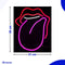 Neon Lamp - Lippen met Tong - Incl. Ophanghaakjes - Neon Sign - Neon Verlichting - Neon Led Lamp - Wandlamp