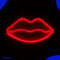 Neon Lamp - Lippen Rood - Incl. 3 Batterijen - Neon Verlichting - Neon Led Lamp - Neon Wandlamp