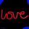 Neon Lamp - Love Rood - Incl. 3 Batterijen - Neon Verlichting - Neon Led Lamp - Neon Wandlamp