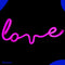 Neon Lamp - Love - Roze - Incl. 3 Batterijen - Neon Verlichting - Neon Led Lamp - Neon Wandlamp
