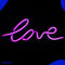Neon Lamp - Love Roze - Incl. Ophanghaakjes - Neon Sign - Neon Verlichting - Neon Led Lamp - Wandlamp