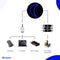 Neon Lamp - Maan Blauw - Incl. 3 Batterijen - Neon Verlichting - Neon Led Lamp - Neon Wandlamp