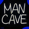 Neon Lamp - MANCAVE - Dimbaar - Incl. Ophanghaakjes - Neon Sign - Neon Verlichting - Neon Led Lamp - Wandlamp