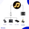 Neon Lamp - Muzieknoot Geel - Incl. 3 Batterijen - Neon Verlichting - Neon Led Lamp - Neon Wandlamp