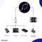 Neon Lamp - Muzieknoot Multicolor - Incl. 3 Batterijen - Neon Verlichting - Neon Led Lamp - Neon Wandlamp