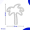 Neon Lamp - Palmboom - Incl. 3 Batterijen - Neon Verlichting - Neon Led Lamp - Neon Wandlamp