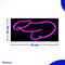 Neon Lamp - Piemel - Incl. Ophanghaakjes - Neon Sign - Neon Verlichting - Neon Led Lamp - Wandlamp