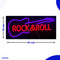 Neon Lamp - Rock & Roll Paars / Rood - Dimbaar - Incl. Ophanghaakjes - Neon Sign - Neon Verlichting - Neon Led Lamp - Wandlamp
