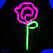 Neon Lamp - Roos - Incl. 3 Batterijen - Neon Verlichting - Neon Led Lamp - Neon Wandlamp