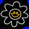 Neon Lamp - Smiley Bloem - Incl. Ophanghaakjes - Neon Sign - Neon Verlichting - Neon Led Lamp - Wandlamp