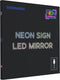 Neon Lamp Spiegel – Hello Kitty – 37,5 x 45 CM - Dimbaar - USB A – Led Verlichting - Incl. Ophangmateriaal