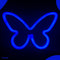 Neon Lamp - Vlinder Blauw - Incl. 3 Batterijen - Neon Verlichting - Neon Led Lamp - Neon Wandlamp