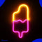 Neon Lamp - Waterijsje - Incl. 3 Batterijen - Neon Verlichting - Neon Led Lamp - Neon Wandlamp